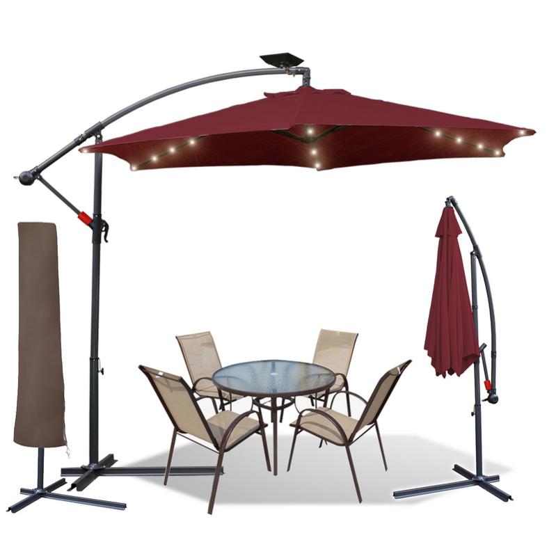 Copertura per ombrellone da patio con cerniera e
