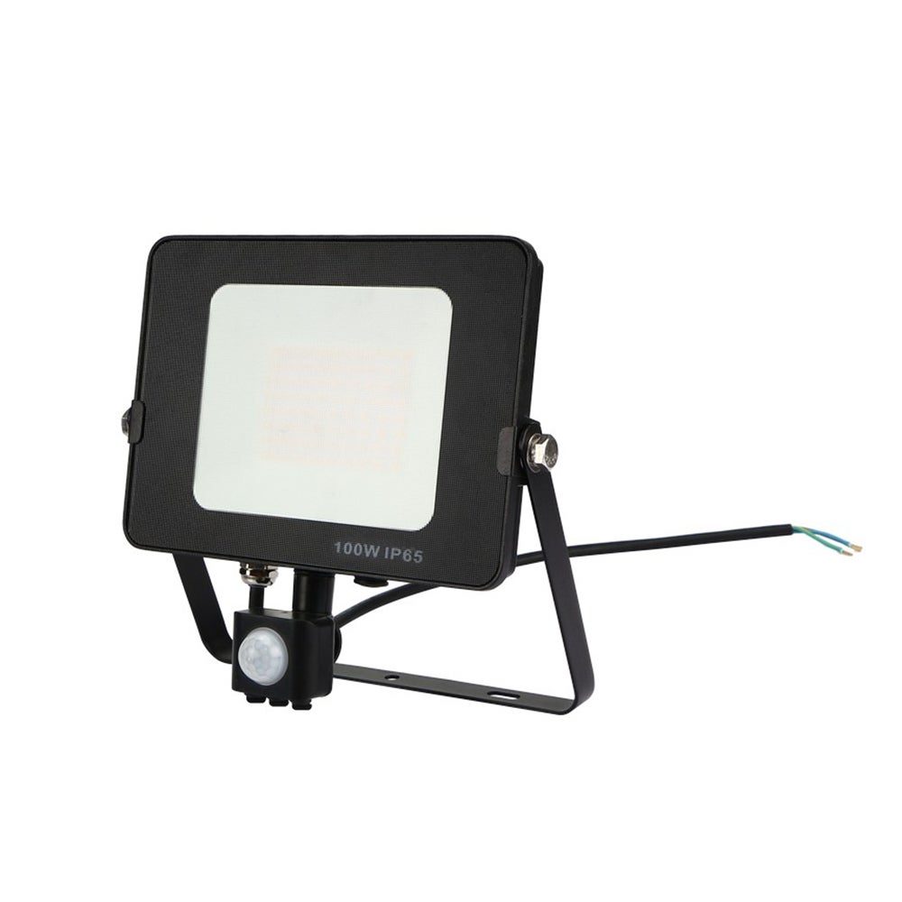 Projecteur LED avec détecteur de mouvement 50W Noir Étanche IP65