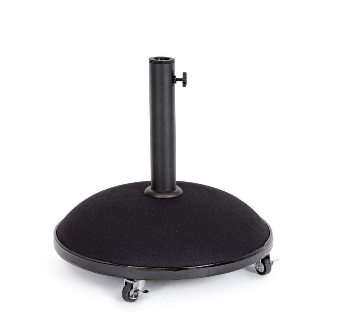 KOMFOTTEU Supporto rotondo per ombrellone da 39/48 mm, base per ombrellone con design in rattan, per giardino, terrazza, spiaggia (10 kg KOMFOTTEU Supporto rotondo per ombrellone da 39/48 mm, base per ombrellone con design in rattan, per giardino, terrazza, spiaggia (10 kg