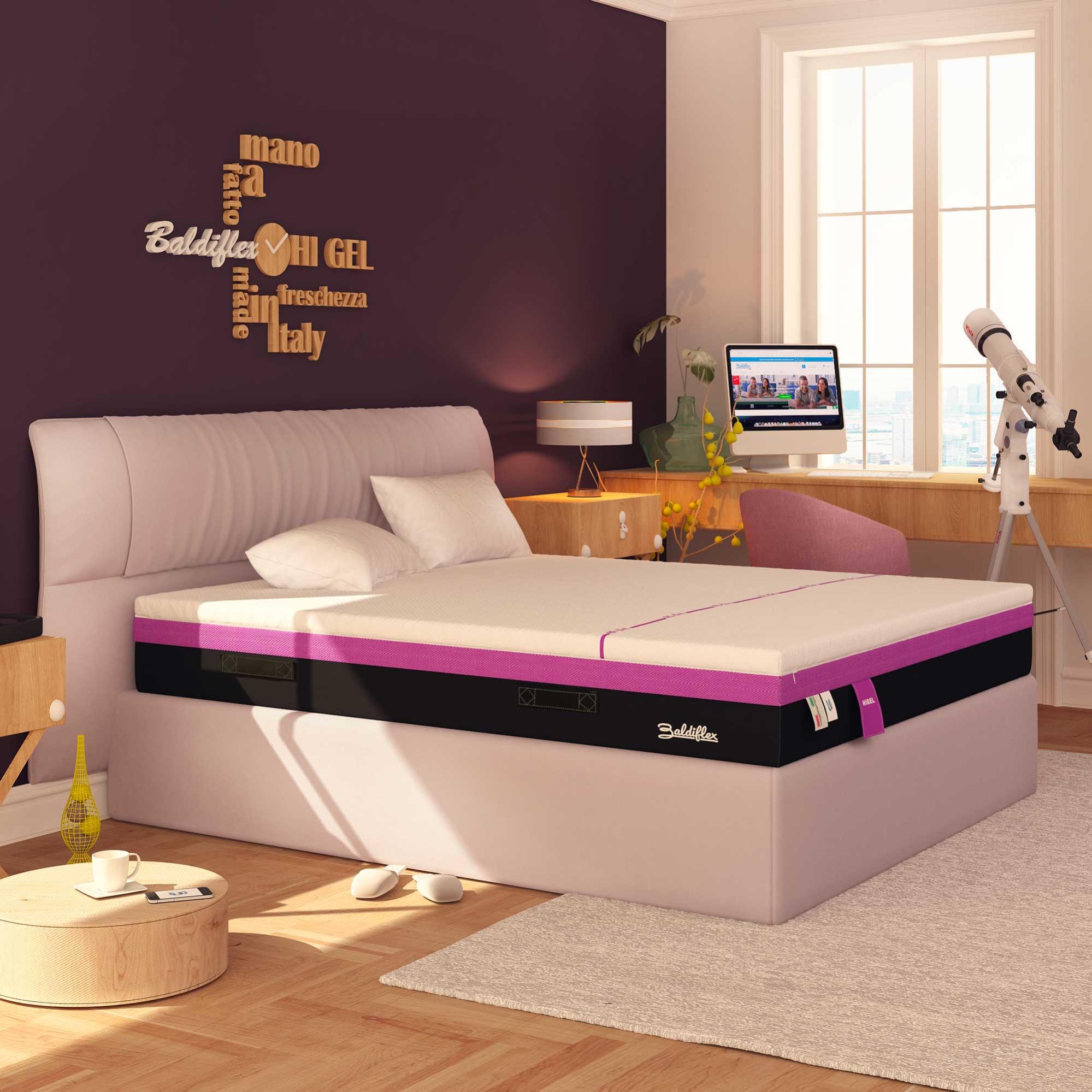 15cm Hoogte Memory Foam Zijslaper Kussen - Orthopedisch Kussen Voor Volwassenen - Aloë