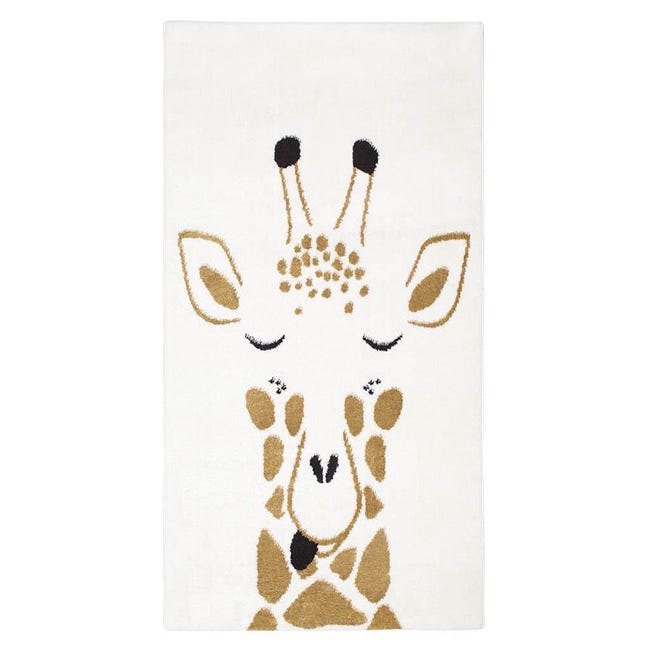 Tapis de Souris au Design de girafes I Ø 22 cm Rond I Motif Animal