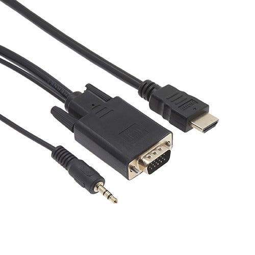 Câble HDMI vers VGA + jack, Câbles HDMI