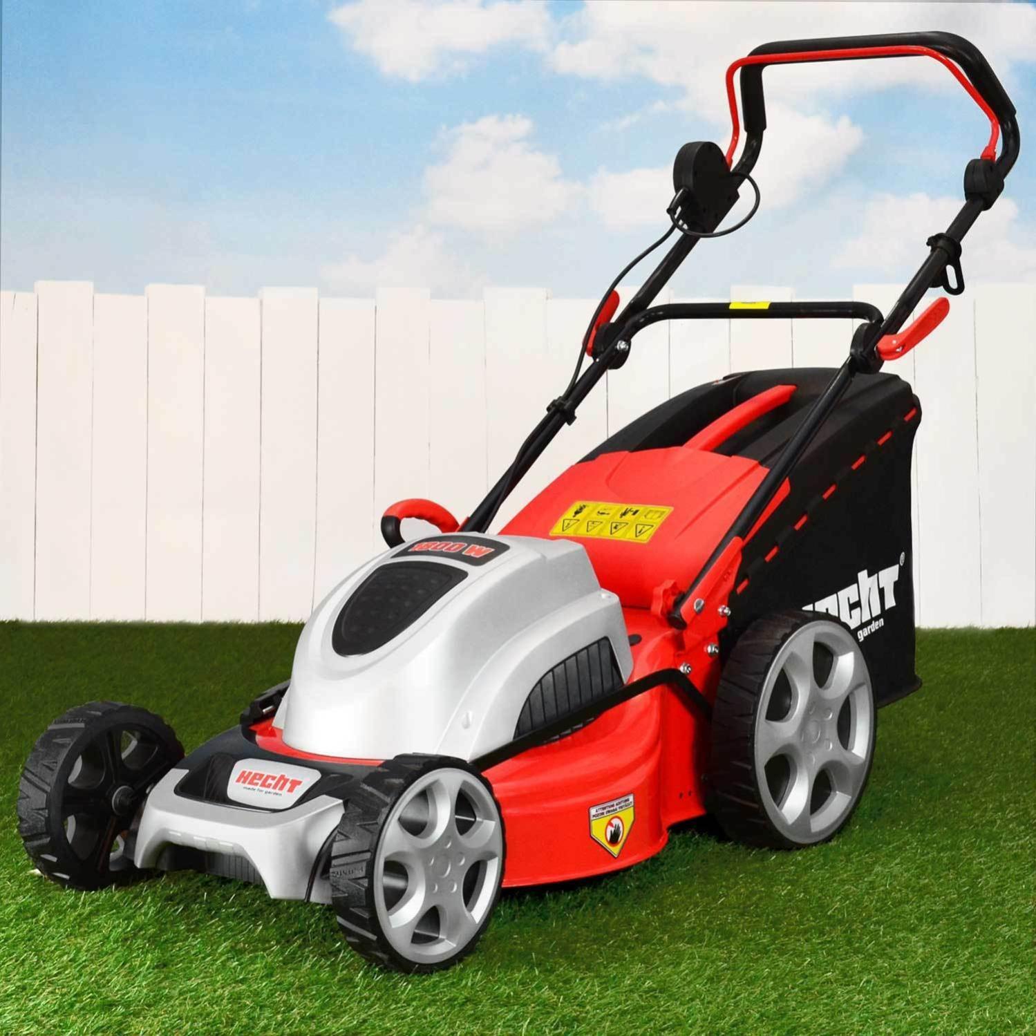Hecht jardin 1805 S Tondeuse a gazon electrique 5en1 1800W largeur ...