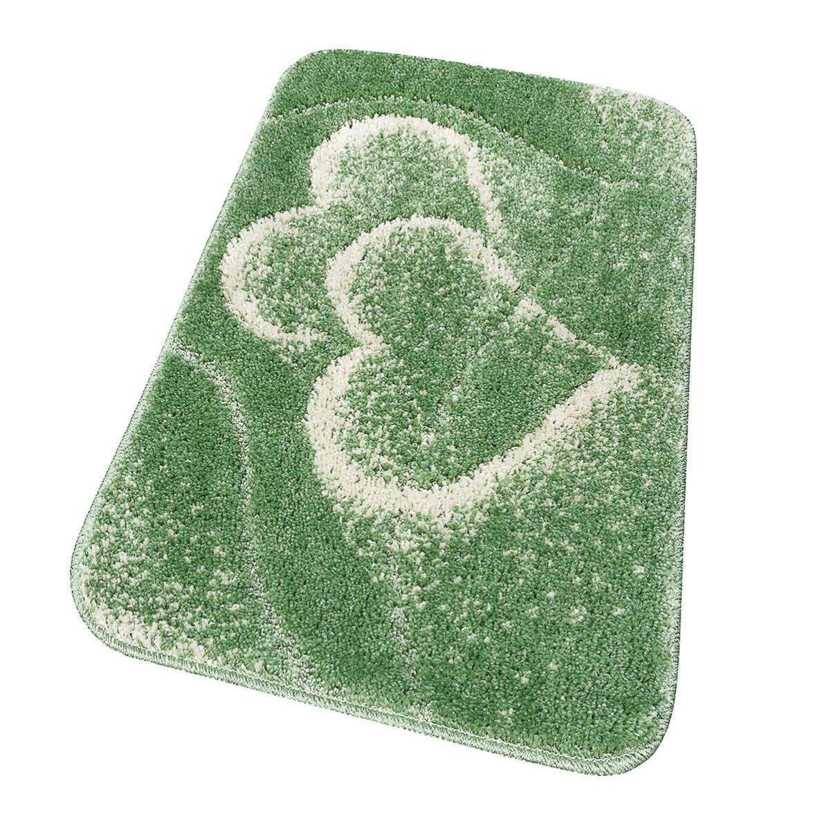 Tappeto Da Bagno Morbido Grigio 43x61 Cm – Pelo Alto 4 Cm – Antiscivolo E Lavabile In Lavatrice