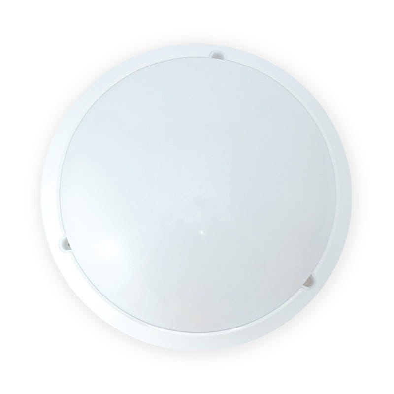 Plafonnier LED Beno 18W 1400lm blanc Ø 22 cm IP54 avec détecteur de  mouvement - HORNBACH