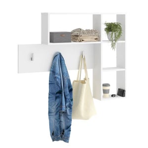 Perchero De Pared Blanco 72x29,3x34,5 Cm Fmd con Ofertas en Carrefour