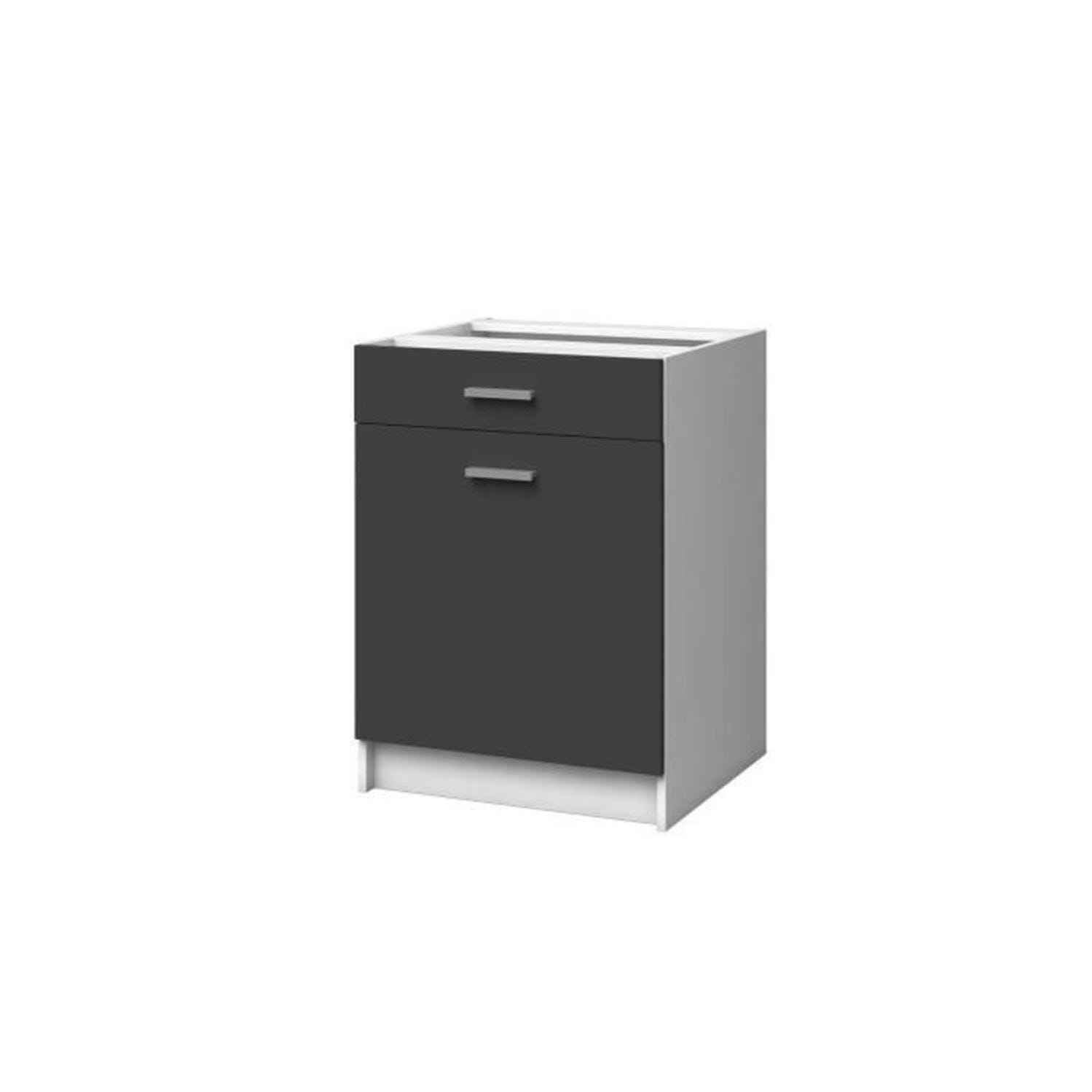 Meuble Bas De Cuisine 60 Cm 1 Tiroir Gris Mat Youdoit Leroy Merlin meuble-bas-de-cuisine-60-cm-1-tiroir-gris-mat-youdoit-leroy-merlin