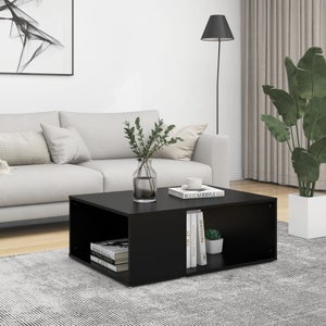 vidaXL Tavolino da Salotto Nero 110x50x34 cm Legno Massello di Pino -  vidaXL - Idee regalo