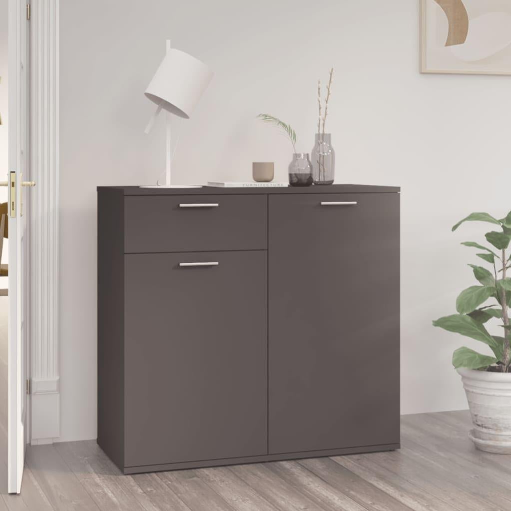 VidaXL Credenza Grigia 80x36x75 cm in Truciolato Leroy Merlin