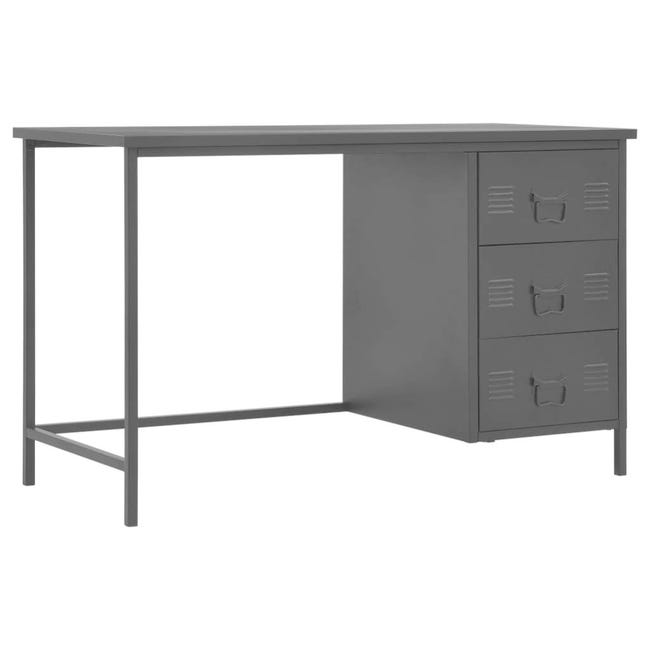 Scrivania,Scrivania Da Studio,Tavolo Porta PC Per Computer Industriale Con Cassetti Nera 105x52x75 Cm In Acciaio Xzz558993 Maisonchic 75433715 Scrivania,Scrivania Da Studio,Tavolo Porta PC Per Computer Industriale Con Cassetti Nera 105x52x75 Cm In Acciaio Xzz558993 Maisonchic 75433715