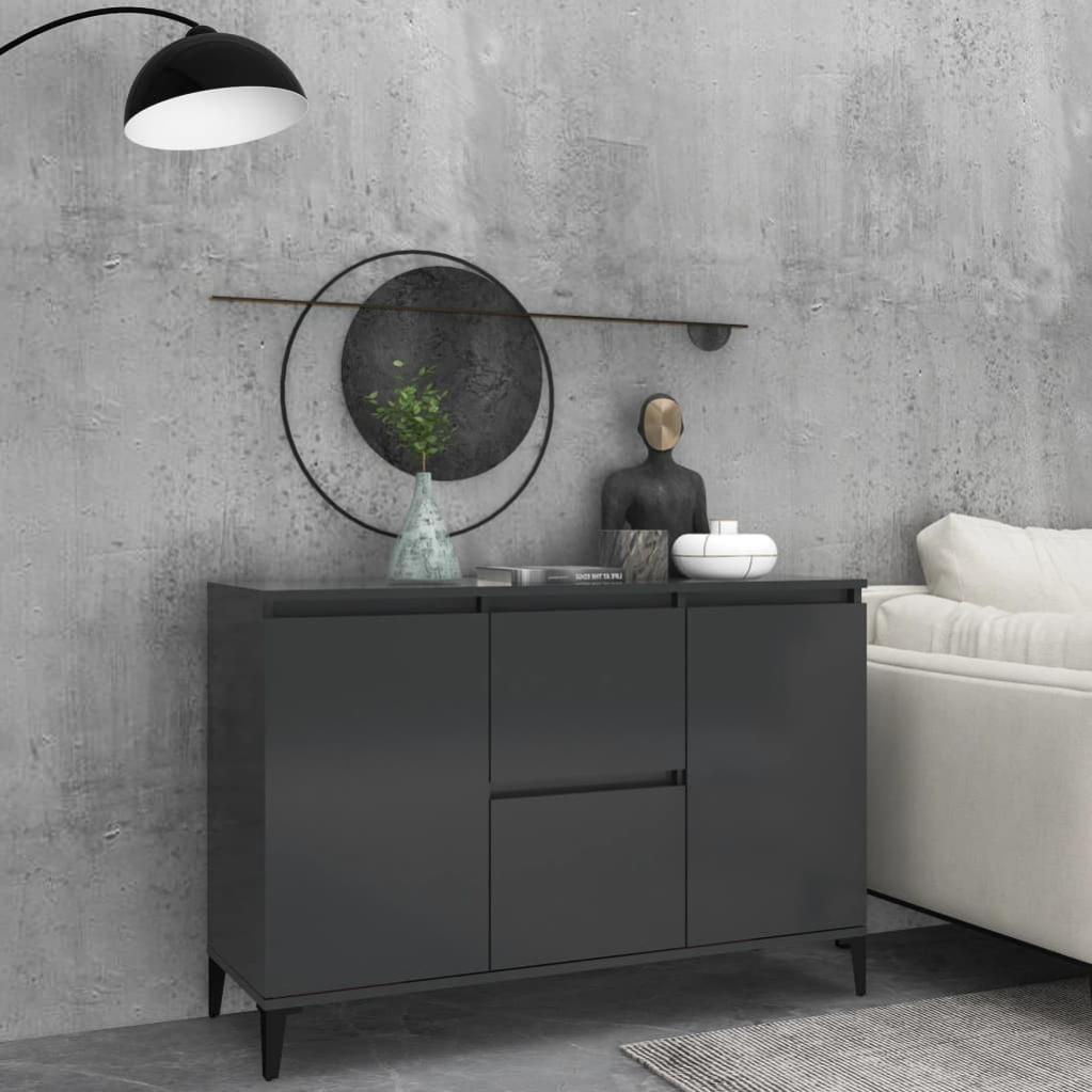 VidaXL Credenza Grigia 104x35x70 cm in Truciolato Leroy Merlin