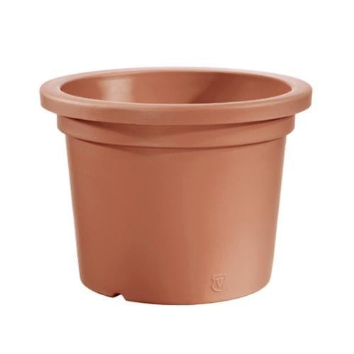 VASO PLASTICA OTTAGONALE COLOR TERRACOTTA CM 30 X 30 - Foto 7