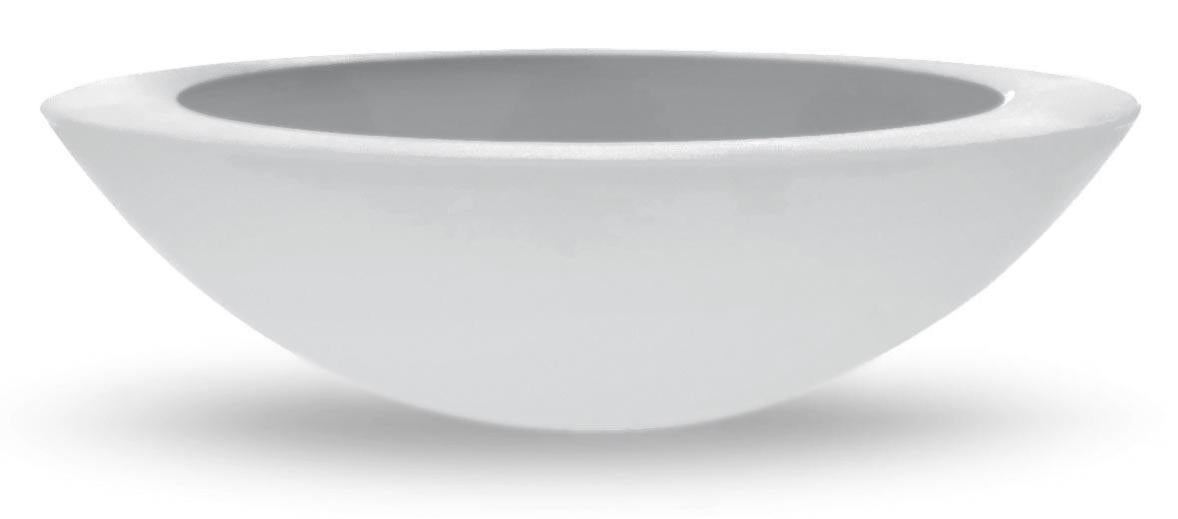 Fioriera Da Giardino | Flowerpot Bianca Triangolare 30x26x75 Cm In - Foto 8