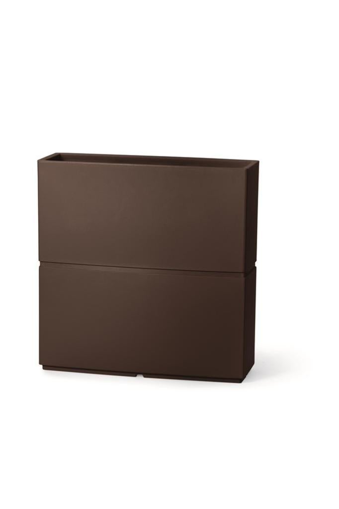 VASO FIORIERA RING Tondo MILLERIGHE Colore BRONZO In Resina Moderno MADE IN ITALY 48cm Tera - Foto 13