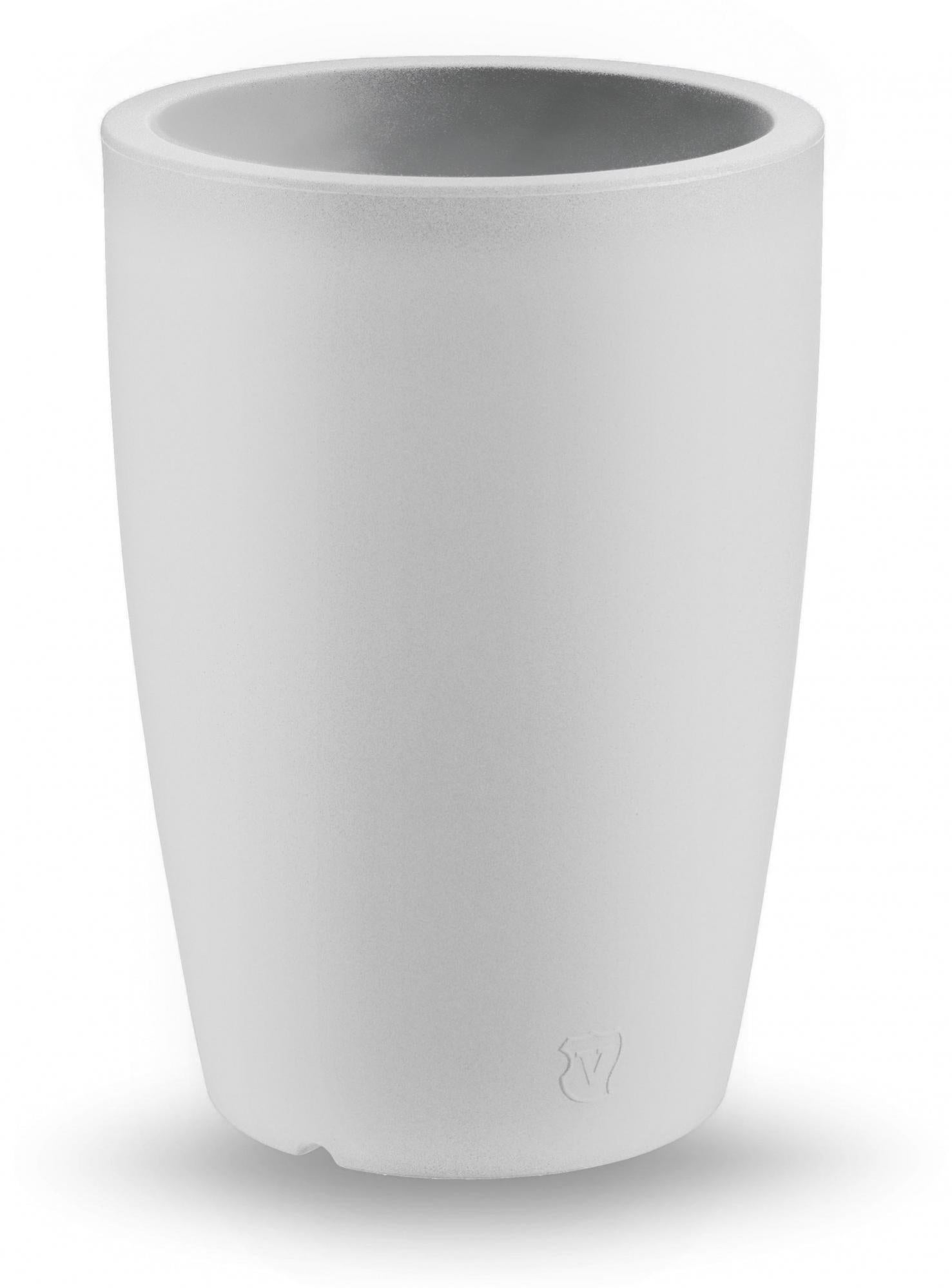 Vaso rotondo in resina "Easy" 80 cm. Antracite | Leroy Merlin