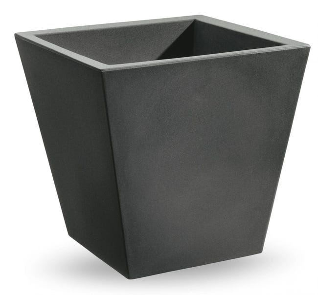 VASO DA GIARDINO CIOTOLA NAXOS 40 CM CON SOTTOVASO -Terracotta Avana - Terracotta - Bronzo - Foto 11