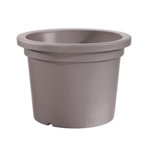Vaso rotondo in resina "Cilindro" 50 cm. Taupe | Leroy Merlin Vaso rotondo in resina "Cilindro" 50 cm. Taupe | Leroy Merlin