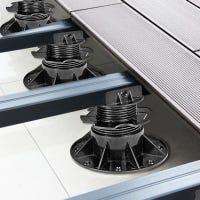 10 Cuscinetti Regolabili Per Terrazze 90-185mm - Supporti Autolivellanti Per Decking E Pavimentazioni - Foto 8