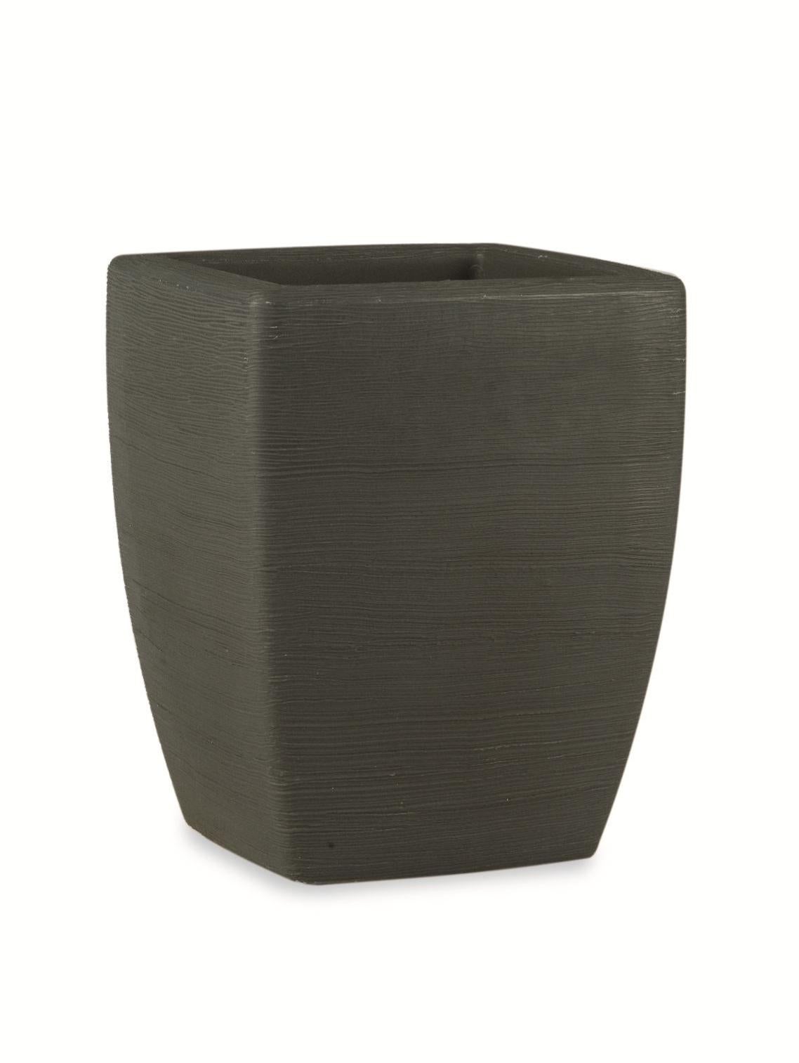 VASO DA GIARDINO CIOTOLA NAXOS 40 CM CON SOTTOVASO -Terracotta Avana - Terracotta - Bronzo - Foto 6