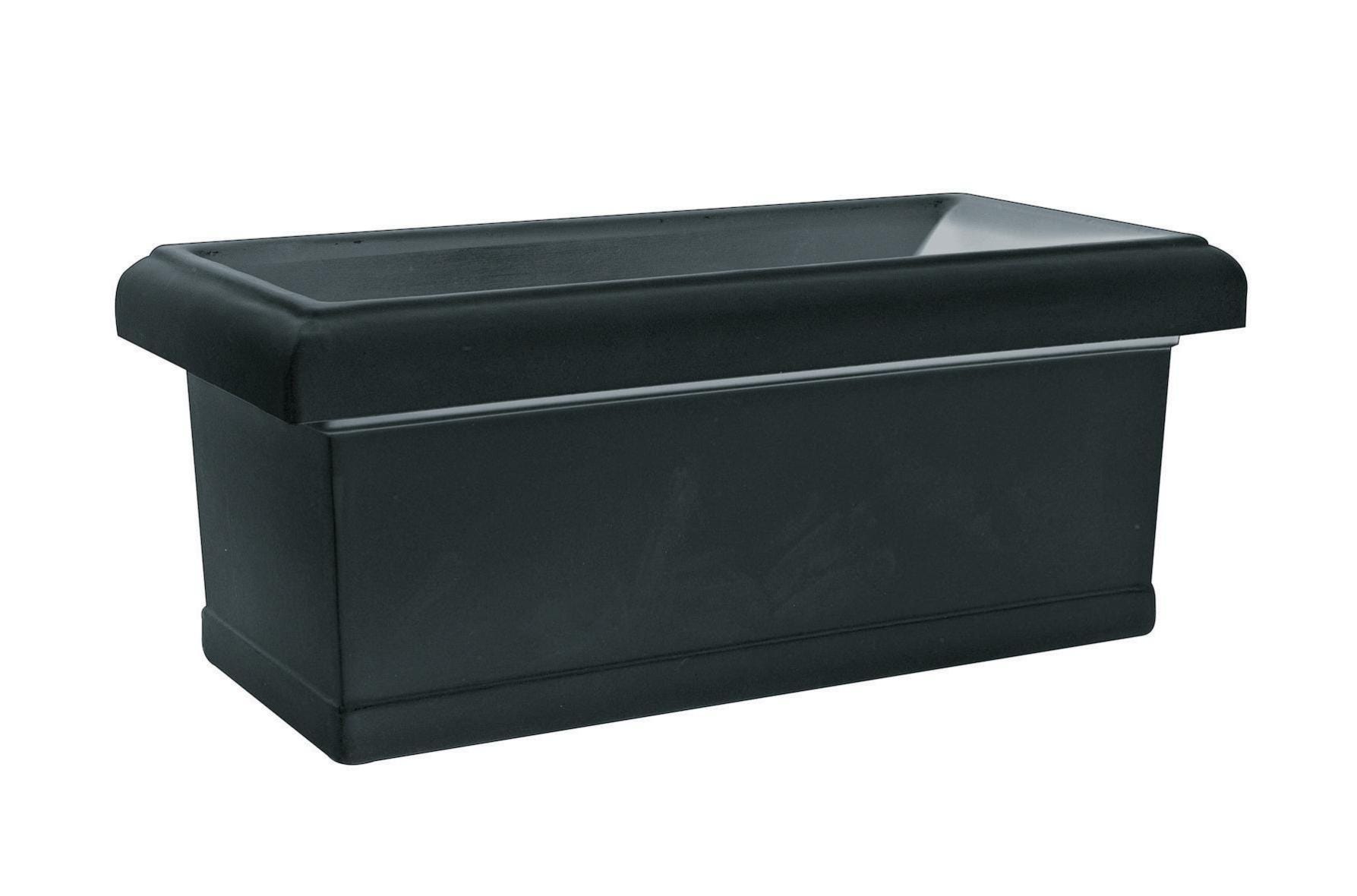 VASO Fioriera CASSETTA Da BALCONE Roxanne Con Sottovaso 60cm Veca VARI Colori Color Bianco - Foto 11