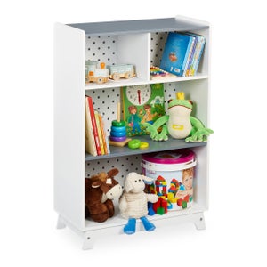 Scaffale Coner per Organizer per giocattoli per bambini con 8