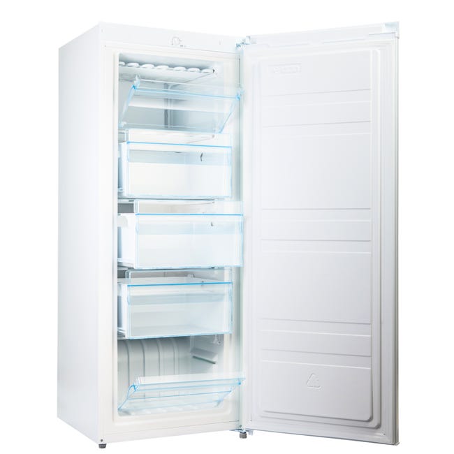 PremierTech PT-FR153 Congelatore Verticale Freezer 160 litri -24°gradi  Classe E (ex A++) 4**** Stelle 3 Cassetti e 2 Sportelli