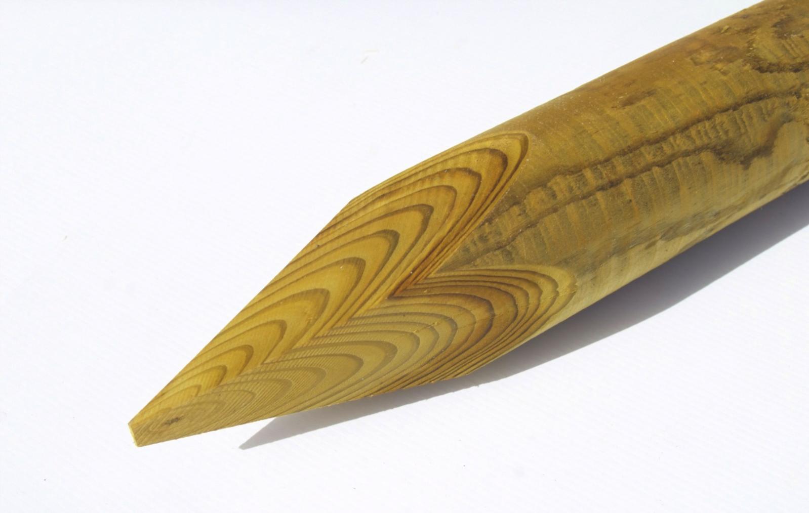 Pali In Legno Per Recinzione Ø10 Cm X 250 Cm - Trattati E Impregnati, Per Steccato Fai Da Te - Foto 5