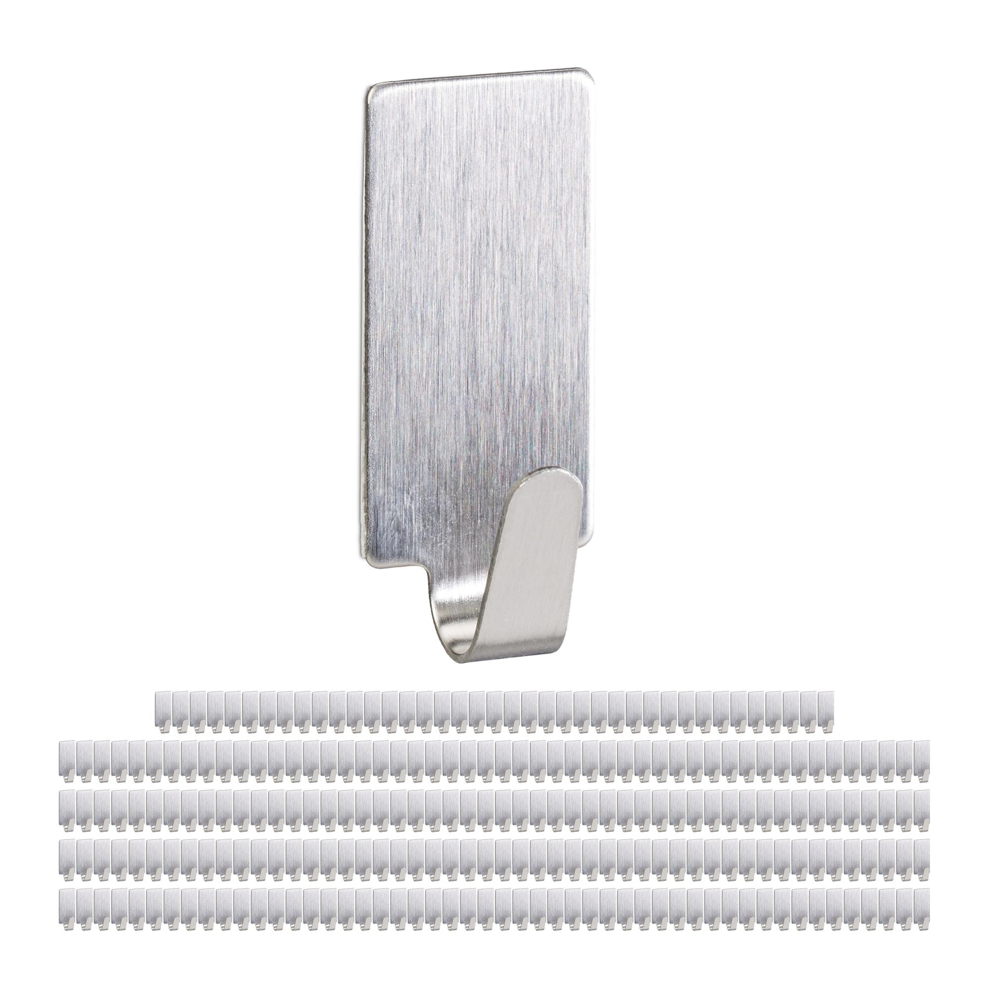 Ganci Appendiabiti Adesivi In Acciaio Inox - Set Da 4 Pezzi Per Bagno E Cucina, Portano Fino A 10kg - Foto 2