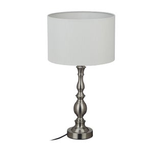 Relaxdays Lampe de table, intensité réglable HxD : 34x22cm, abat