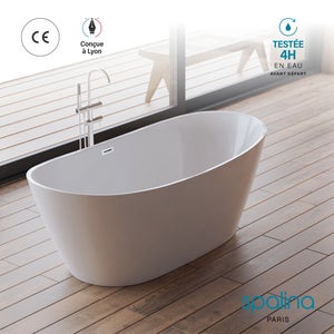 Vasca da bagno combinata 170X70 cm con telaio e cabina box doccia incasso  acrilico Aqualife Duo