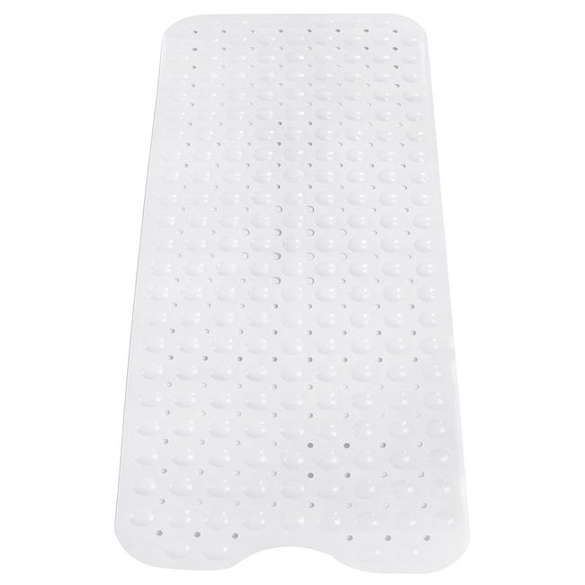 Tappeto doccia in PVC antiscivolo per vasca da bagno 40x70 cm bianco