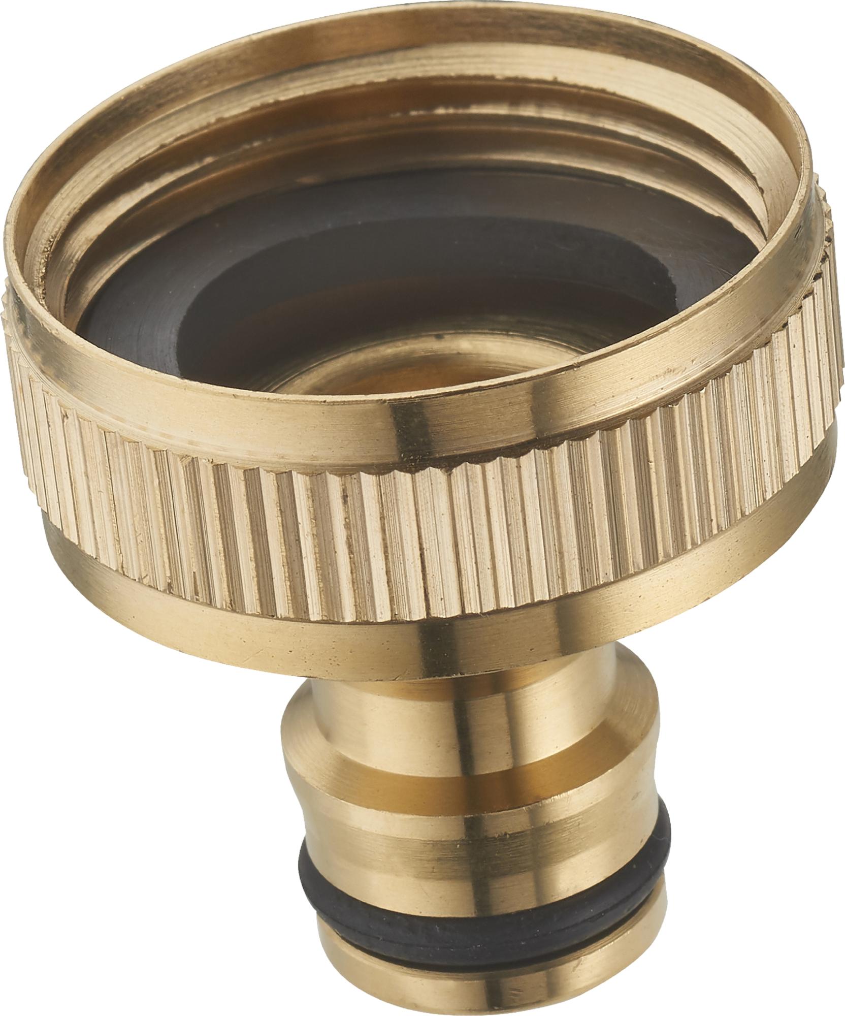 Raccordo Automatico AROZ Bimateriale Per Tubo Da Giardino Ø19 Mm - Gomma E ABS Con Presa Morbida E Aquastop