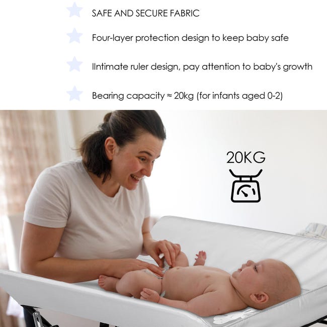 Coussinets à langer pour bébé compatibles avec On The Go, mate-matelas à  langer portable, coussin à langer pour bébé
