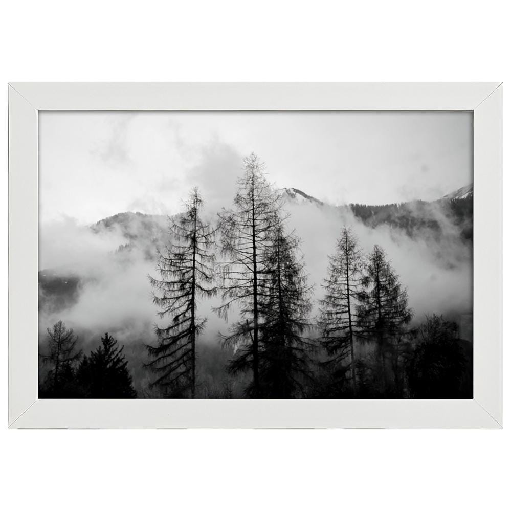 Tableau Pin Tableau - Des Pins Nus Dans Les Nuages - cm. 60x90 | Leroy Merlin