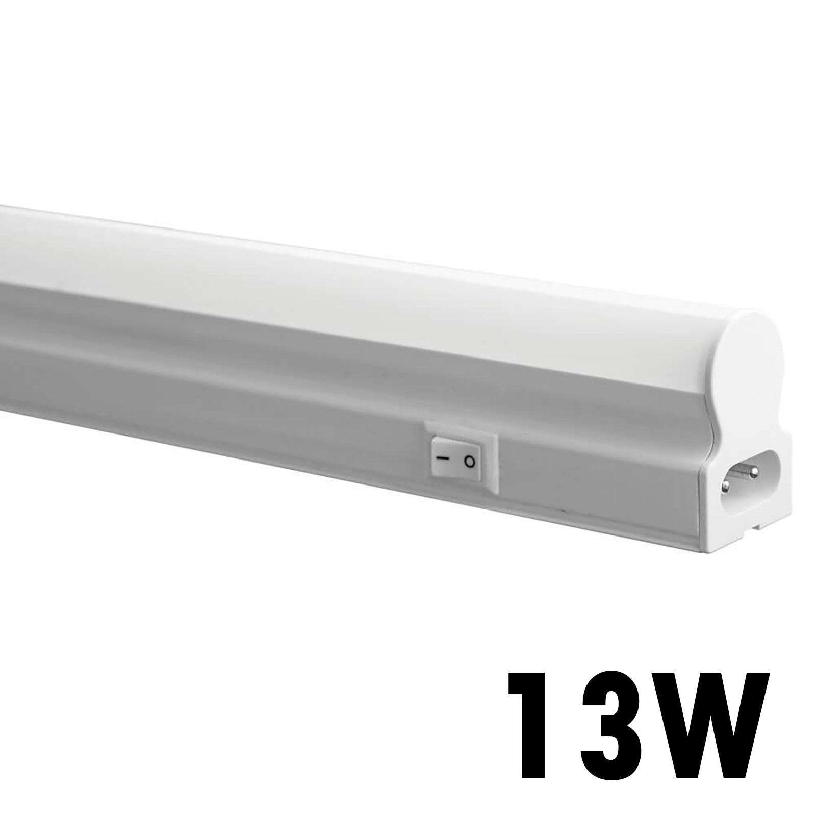 Neon led t5 plafoniera sottopensile 90cm 13w lampada reglette tubo