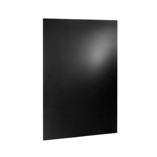 Radiateur infrarouge noir 400W, montage mural et plafond 587x587x45mm -  Banyo