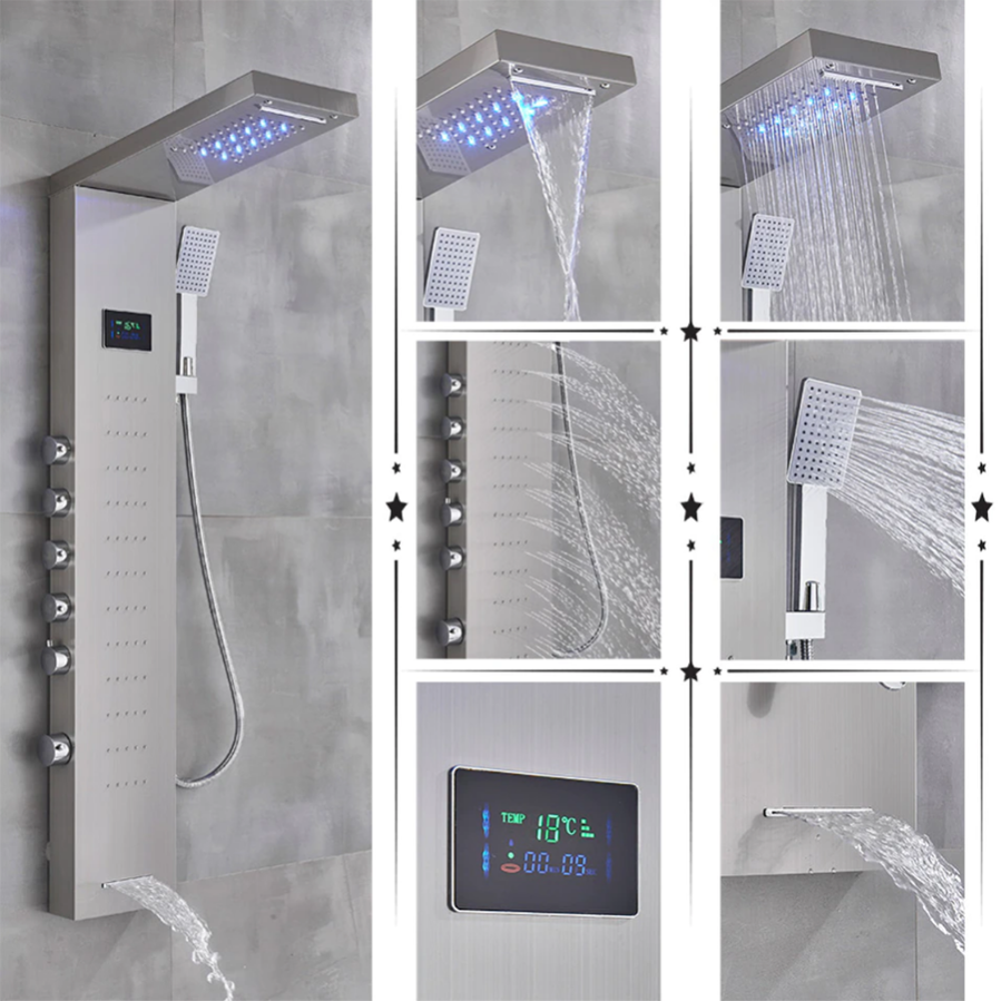 Pannello doccia idromassaggio, led Thunder | Leroy Merlin