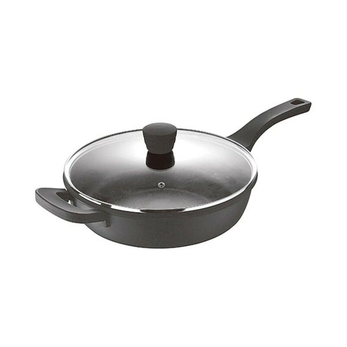 Pyrex Optima+ Padella In Alluminio Forgiato 26 Cm - Antiaderente, Adatta A Induzione, Manico Soft Touch