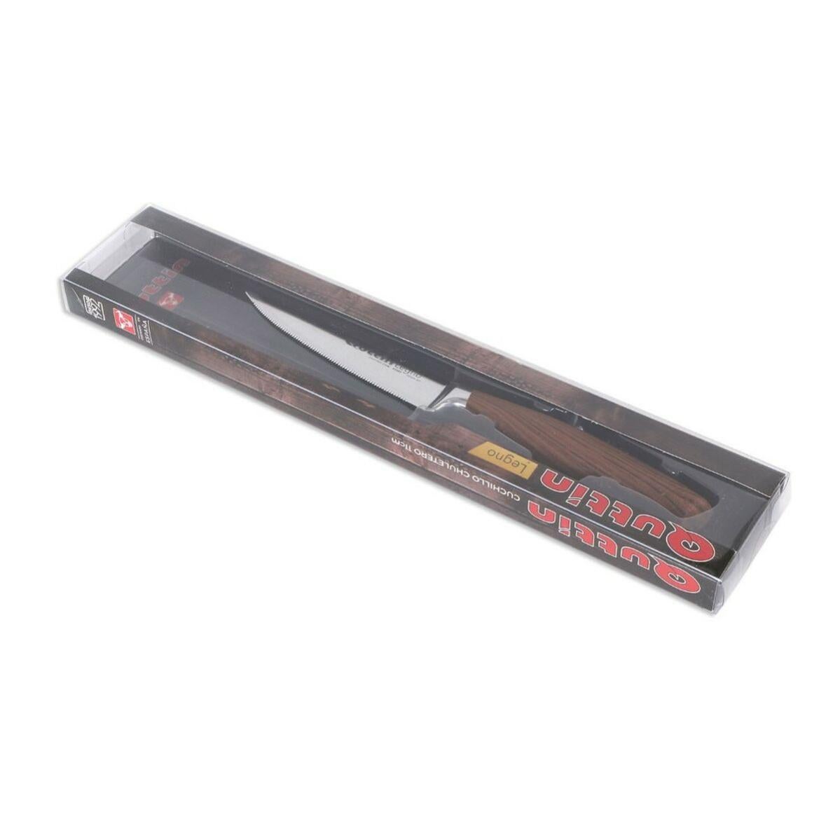Quttin Set 12 Coltelli Da Cucina Sierra 11 Cm – Serie Practic – Acciaio Inox Con Sega E Manico Ergonomico – Coltelli Da Tavola E Carne