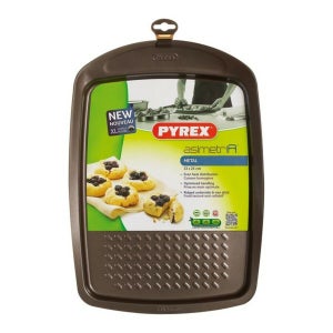 Teglia Antiaderente da Forno Pyrex Magic acciaio galvanizzato 26 x 19 cm