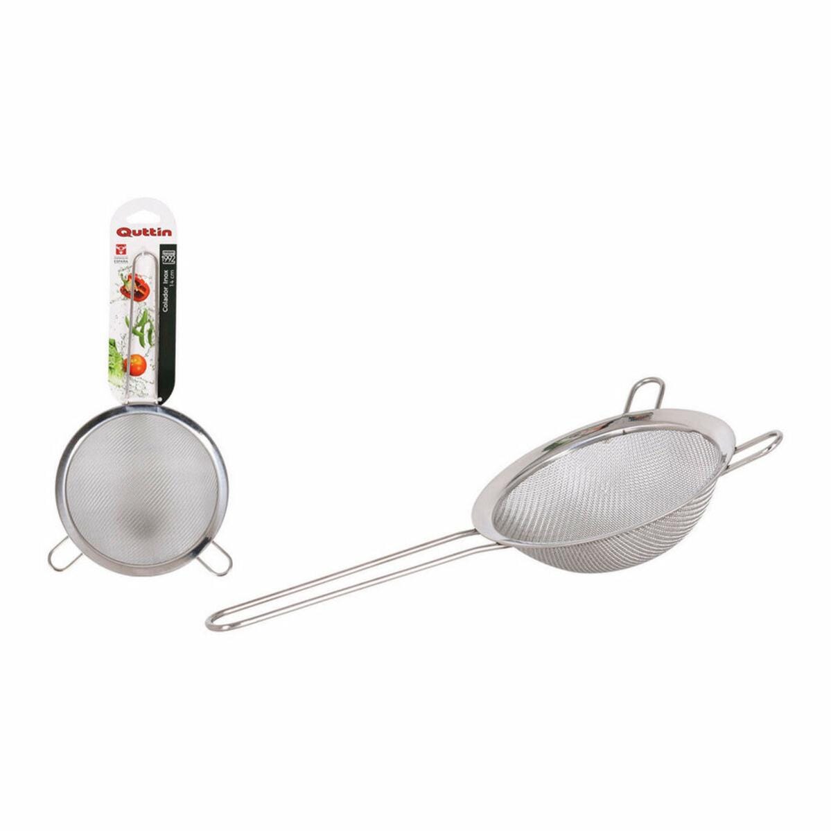 Colino In Acciaio Inox DeBuyer 20 Cm - Per Filtraggio Fine, Con Gancio E Linguetta, Maglia 1.4 Mm