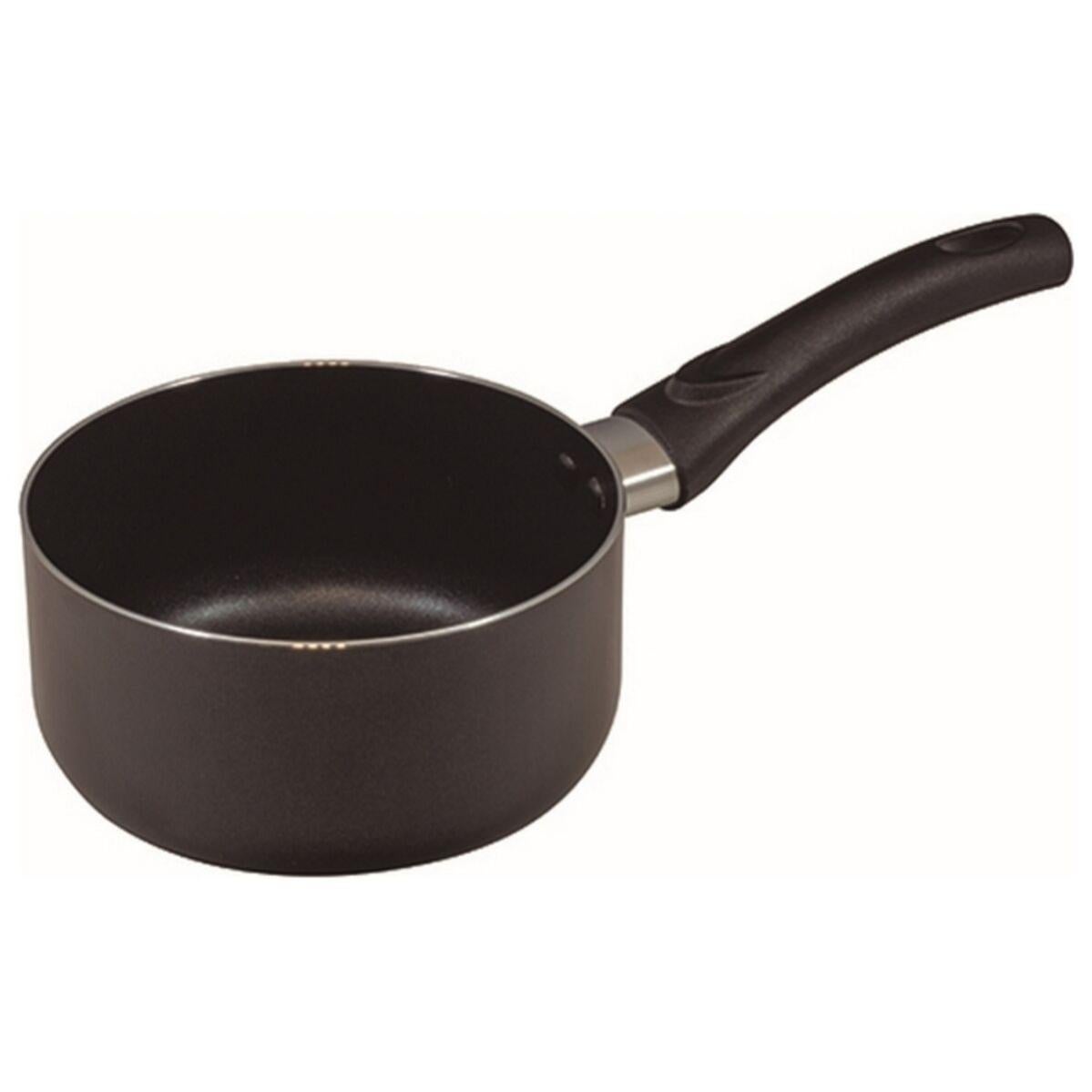 Batteria Da Cucina In Alluminio Forgiato Jata Hogar - Set 6 Pezzi Induction - Rivestimento Antiaderente Stonite - Nero 24 Cm - 4