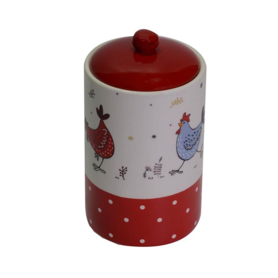 Barattolo in ceramica per zucchero Rustico