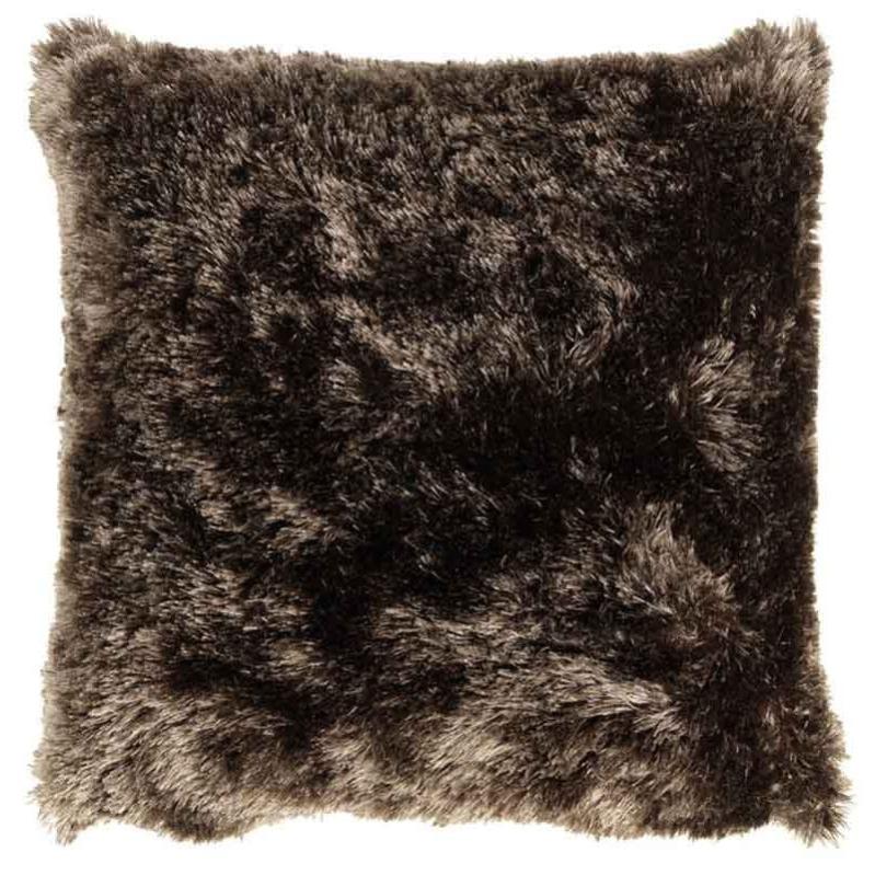 Paris Prix Housse De Coussin Fourrure 40x40cm Chocolat Leroy Merlin