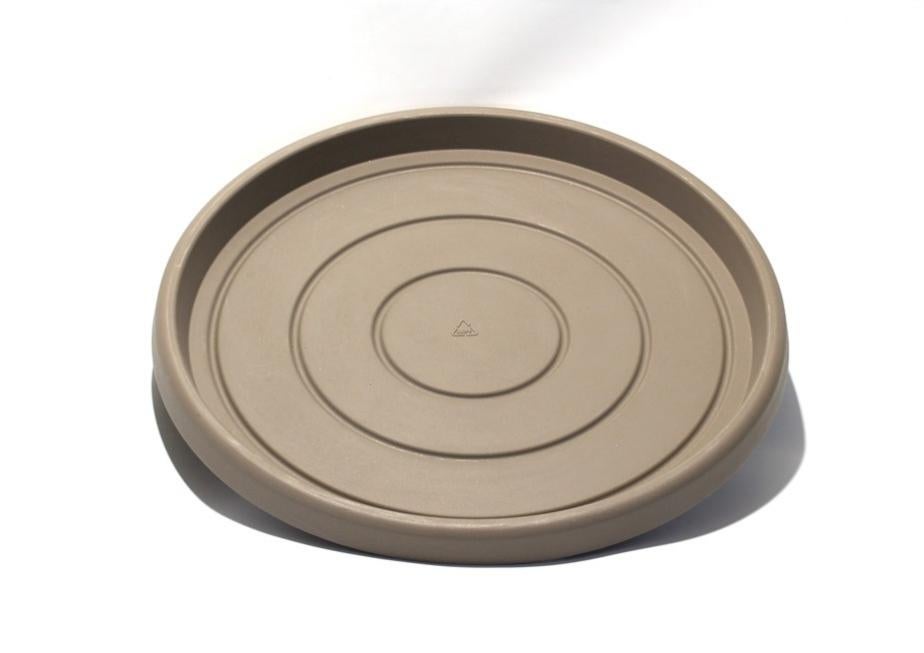 Sottovaso Valencia In Plastica Resistente UV, 30 Cm, Bianco – Per Piante Da Interno/Esterno, Con Fori Di Drenaggio Forabili, Colori Vivaci
