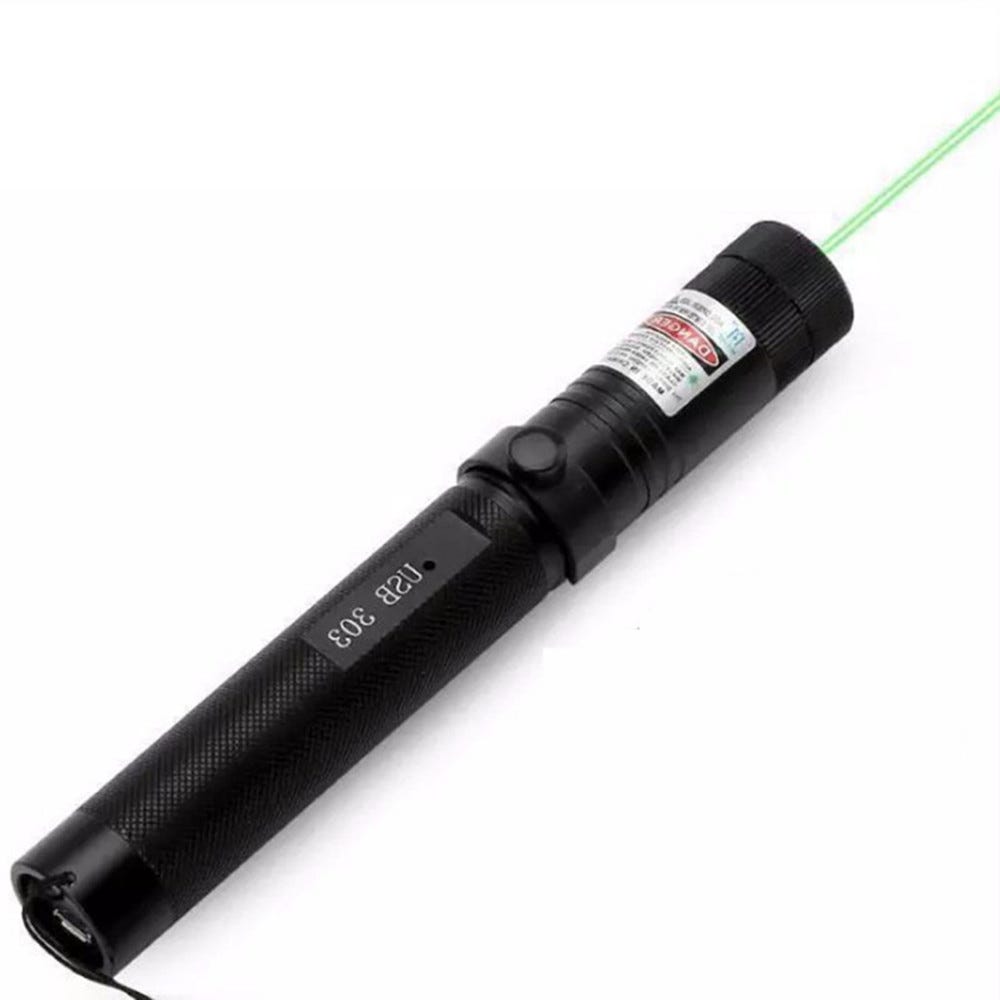 Stylo laser vert, Rechargeable USB