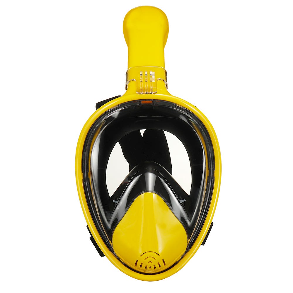 Masque de plongée jaune
