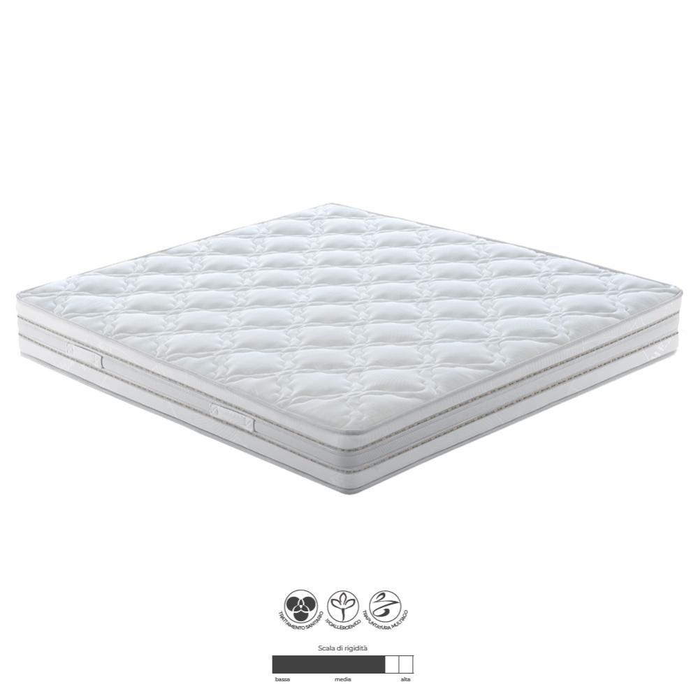 Materasso Ortopedico Panama A Molle Bonnel, Piazza E Mezza 120x190 Cm, Altezza 19 Cm, Rigido, Antiacaro - Foto 7