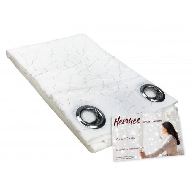 Tenda INSPIRE Kyliam bianco, occhiello 140x280 cm | Leroy Merlin Tenda INSPIRE Kyliam bianco, occhiello 140x280 cm | Leroy Merlin