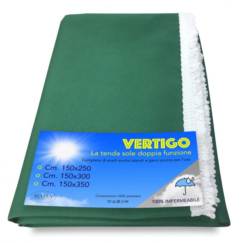 Tenda Parasole Per Balcone Tata Home – 140x300 Cm, Poliestere Resistente, Con Anelli, Bordo In Pizzo Macramè, Blu